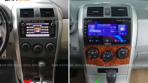 Màn hình DVD Android xe Toyota Altis 2008 - 2013 | Fujitech 